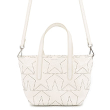 Load image into Gallery viewer, JIMMY CHOO Sophia S Studded 2WAY Bag White Leather
