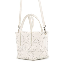 Load image into Gallery viewer, JIMMY CHOO Sophia S Studded 2WAY Bag White Leather
