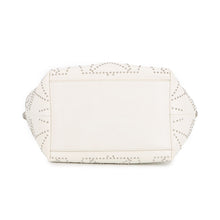Load image into Gallery viewer, JIMMY CHOO Sophia S Studded 2WAY Bag White Leather
