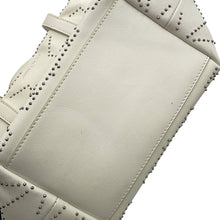 Load image into Gallery viewer, JIMMY CHOO Sophia S Studded 2WAY Bag White Leather
