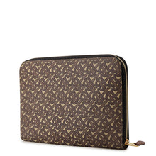 Load image into Gallery viewer, BURBERRY TB Logo Clutch Bag Brown/Beige8023035 PVC Leather
