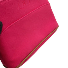 Load image into Gallery viewer, HERMES BolidePouch Hibiscus Canvas Leather Size PM
