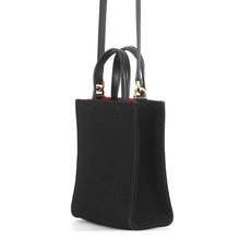 Load image into Gallery viewer, Givenchy G Tote Vertical 2WAY Bag BlackBB50R9B1F1001 Canvas Leather Size Mini
