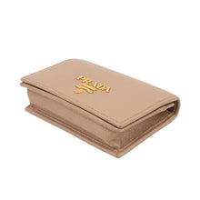 Load image into Gallery viewer, PRADA Card Case Beige1MC122 Leather
