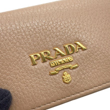 Load image into Gallery viewer, PRADA Card Case Beige1MC122 Leather
