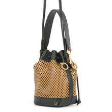Load image into Gallery viewer, FENDI Mini Montresor 2WAY Bag Black/Brown8BS010 Leather
