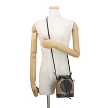 Load image into Gallery viewer, FENDI Mini Montresor 2WAY Bag Black/Brown8BS010 Leather
