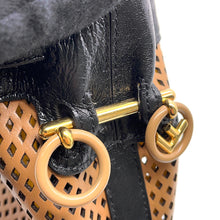 Load image into Gallery viewer, FENDI Mini Montresor 2WAY Bag Black/Brown8BS010 Leather
