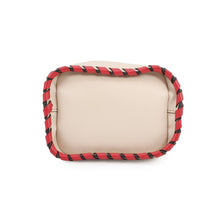 Load image into Gallery viewer, FENDI Mini Montresor 2WAY Bag Ivory/Red8BS010 Leather
