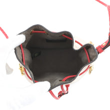Load image into Gallery viewer, FENDI Mini Montresor 2WAY Bag Ivory/Red8BS010 Leather
