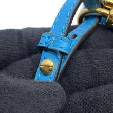 Load image into Gallery viewer, FENDI Mini Montresor 2WAY Bag Blue/White8BS010 PVC Leather
