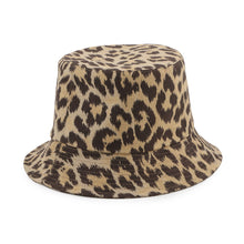 将图像加载到图库查看器中，Dior Leopard Pattern Oblique Reversible Bucket Hat Size 58 Beige/Brown14LEO923I134 Polyester46% Cotton46% Polyurethane8%

