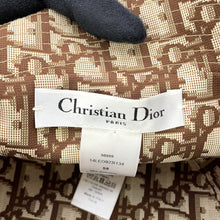 将图像加载到图库查看器中，Dior Leopard Pattern Oblique Reversible Bucket Hat Size 58 Beige/Brown14LEO923I134 Polyester46% Cotton46% Polyurethane8%

