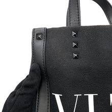 Load image into Gallery viewer, Valentino Garavani VLTN Lock Studded 2-Way Bag Black/White5Y2B0B78PYY_0N1 Canvas Leather
