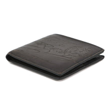Load image into Gallery viewer, Berluti Calligraphy Bifold Wallet Dark Gray Leather
