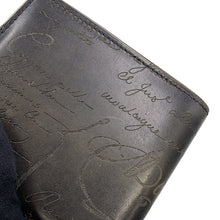 Load image into Gallery viewer, Berluti Calligraphy Bifold Wallet Dark Gray Leather
