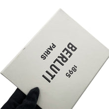 Load image into Gallery viewer, Berluti Calligraphy Bifold Wallet Dark Gray Leather

