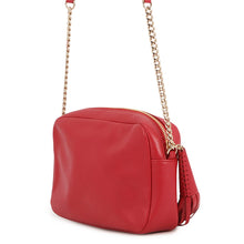 将图像加载到图库查看器中，JIMMY CHOO Atini Shoulder Bag Red Leather
