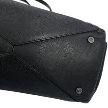 将图像加载到图库查看器中，BVLGARI Tote Bag Black Leather
