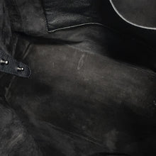 将图像加载到图库查看器中，BVLGARI Tote Bag Black Leather
