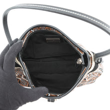 Load image into Gallery viewer, Ferragamo Gancini Handbag Brown21A507 PVC Leather
