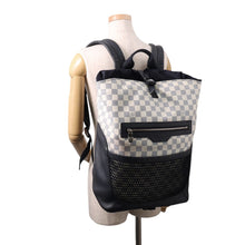 Load image into Gallery viewer, LOUIS VUITTON Match Point Backpack White/NavyN40018 Damier Coastline
