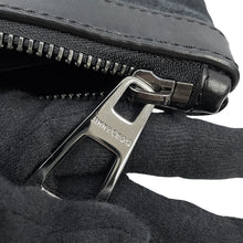 Load image into Gallery viewer, JIMMY CHOO Derek Starr Studded business bag Navy/Black Denim suede leather
