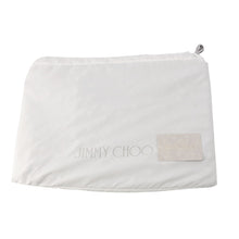 Load image into Gallery viewer, JIMMY CHOO Derek Starr Studded business bag Navy/Black Denim suede leather
