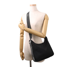 Load image into Gallery viewer, Givenchy 4G Logo Shoulder Bag Black Nylon Canvas
