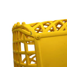 将图像加载到图库查看器中，FENDI basket Yellow8BH389 Plastic Leather Size Medium
