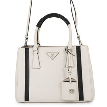 Load image into Gallery viewer, PRADA Galleria 2WAYBag White/Black1BA863 Leather
