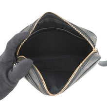 Load image into Gallery viewer, CELINE Triomphe Medium Messenger Bag Black/Brown194502CIM.38NO PVC Leather
