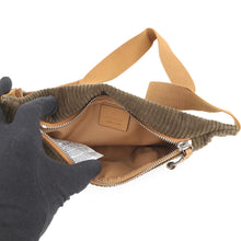 将图像加载到图库查看器中，GUCCI Children's Waist Bag Khaki/Brown502095 Corduroy Leather
