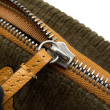 将图像加载到图库查看器中，GUCCI Children's Waist Bag Khaki/Brown502095 Corduroy Leather
