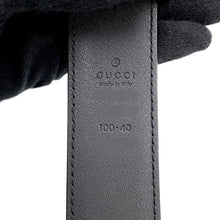 Load image into Gallery viewer, GUCCI Belt Size 100/40 Black547754 0F7FG 1055 Leather
