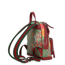 Load image into Gallery viewer, GUCCI GG Supreme Tian Backpack Beige/Red/Multicolor427042 GG Supreme Leather
