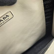 Load image into Gallery viewer, PRADA Triangle Mini 2WAY Bag White1BA333 Leather
