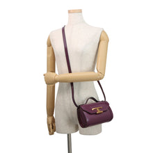 Load image into Gallery viewer, TOD’S TTimeless Shoulder Bag PurpleBWTSPB0000GT7L232 Leather
