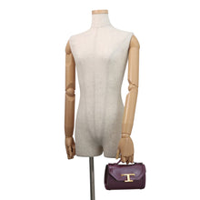 Load image into Gallery viewer, TOD’S TTimeless Shoulder Bag PurpleBWTSPB0000GT7L232 Leather

