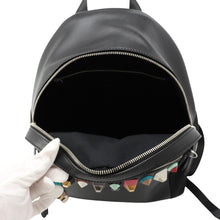 Load image into Gallery viewer, FENDI Studded Backpack Black8BZ035 Leather
