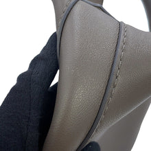 Load image into Gallery viewer, JIMMY CHOO STEVIE NAP One-Shoulder Bag Gray Leather
