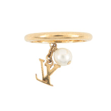 Load image into Gallery viewer, LOUIS VUITTON Ring・LV Iconic Louisa Size L/Approximately No. 15M1448L Gold Plated Faux Pearl

