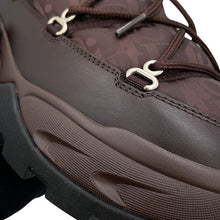 将图像加载到图库查看器中，Dior Oblique Mirage Snow Boots Peter Doig Collaboration Brown3BO267ZLP Nylon Leather Size 41
