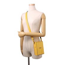 将图像加载到图库查看器中，FENDI Box Shoulder Bag Yellow7VA519 ADP6 Leather
