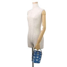 Load image into Gallery viewer, PRADA Marine print 2-way bag Blue/White2VH067 Leather
