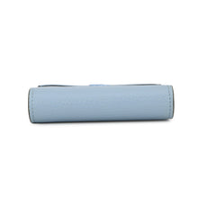 将图像加载到图库查看器中，GUCCI Double G Chain wallet Light Blue701074 Leather
