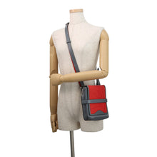 Load image into Gallery viewer, Christian Louboutin Venetian Reporter Cross Body Bag Blue Gray3205096 Leather
