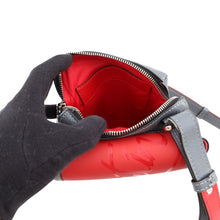 Load image into Gallery viewer, Christian Louboutin Venetian Reporter Cross Body Bag Blue Gray3205096 Leather
