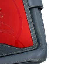 Load image into Gallery viewer, Christian Louboutin Venetian Reporter Cross Body Bag Blue Gray3205096 Leather
