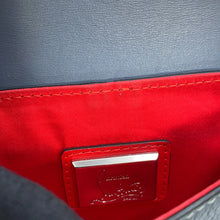 Load image into Gallery viewer, Christian Louboutin Venetian Reporter Cross Body Bag Blue Gray3205096 Leather
